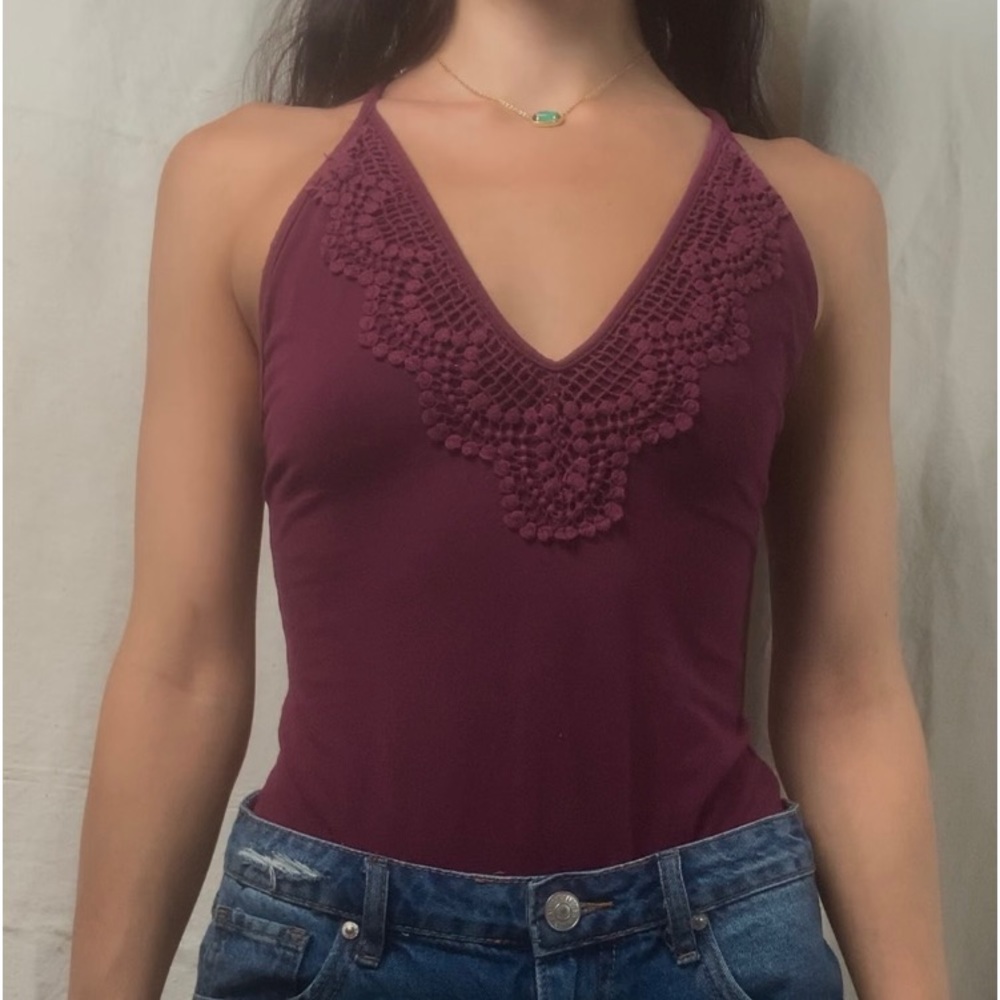 Kendal and Kylie V-neck body suit